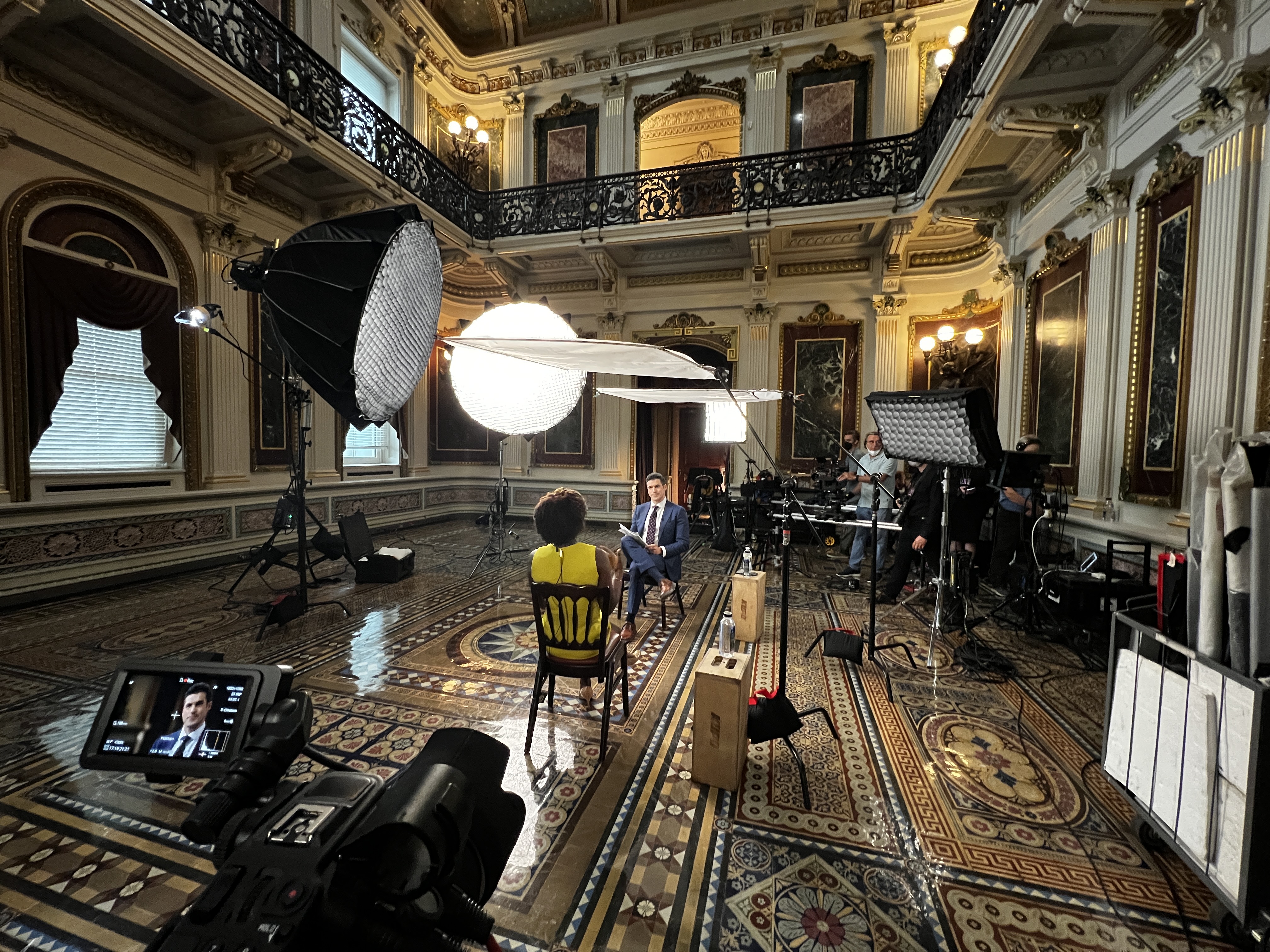 Political film production