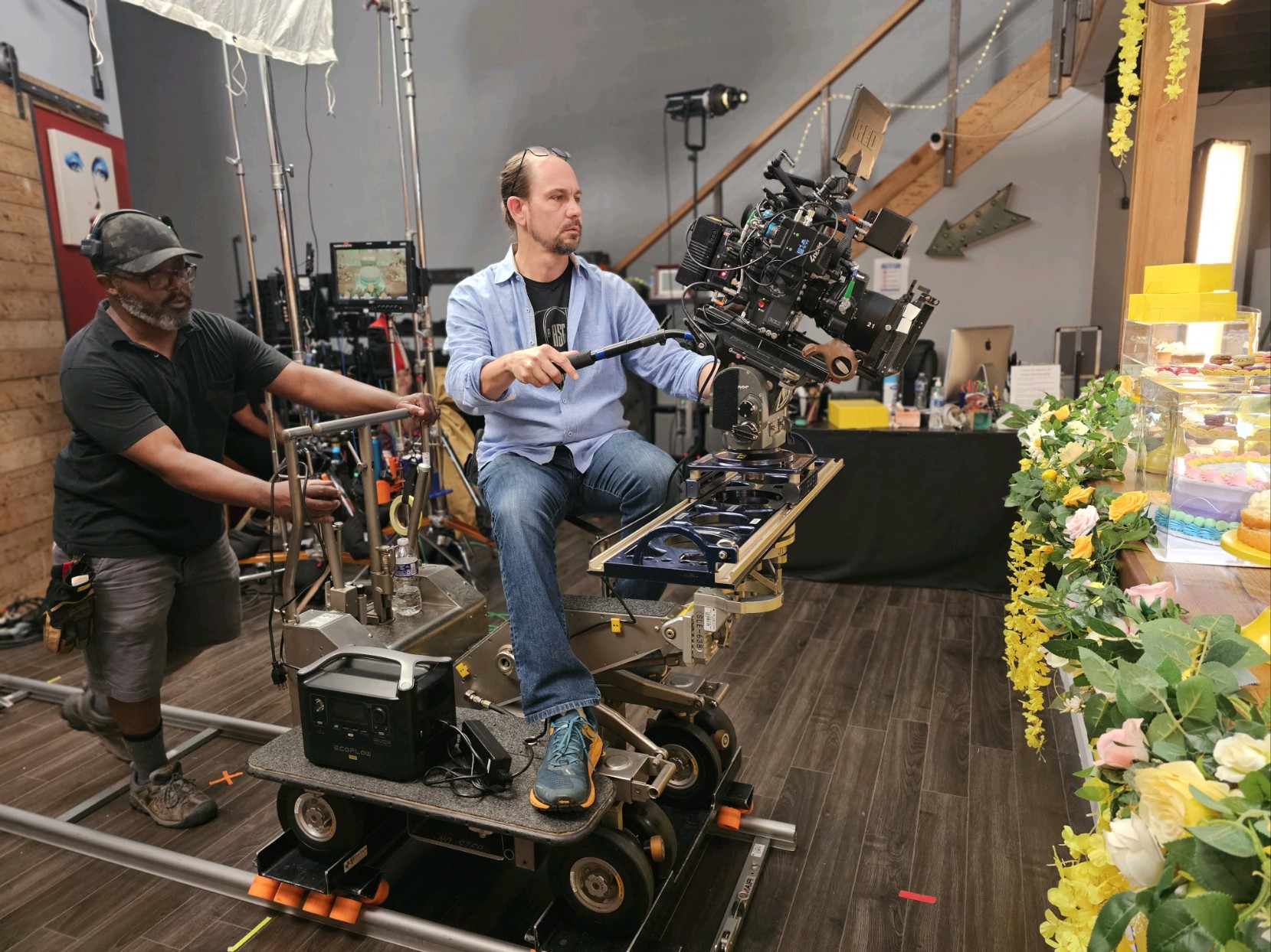 SuperLuminal Media on set